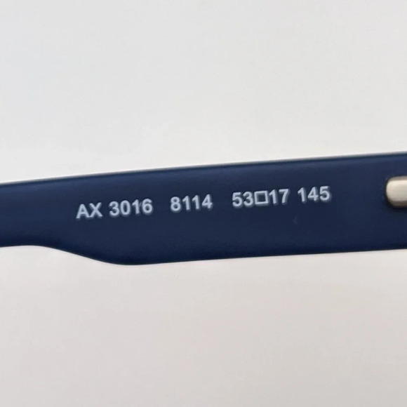 🕶️ Armani Exchange AX3016 8114 Eyeglasses 53/17-145 / ALG359🕶️ - Picture 7 of 8